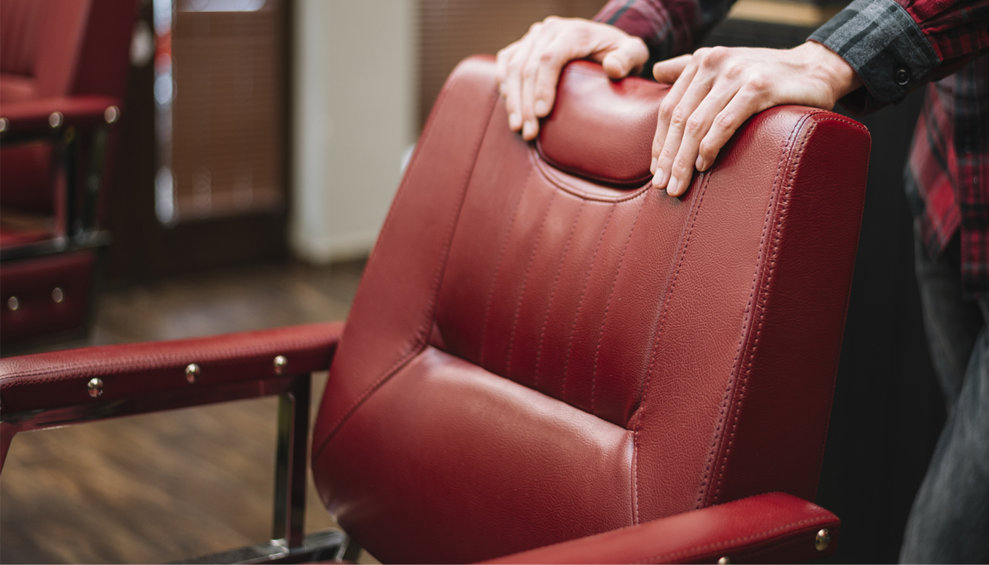 Art Leather Used For Salon Chair