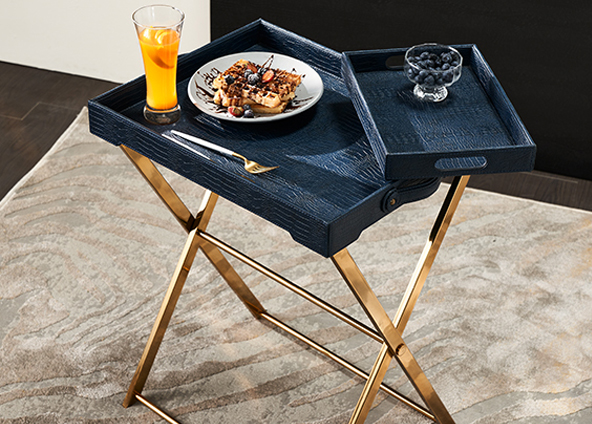 Art Leather Uses for Hotel Tray