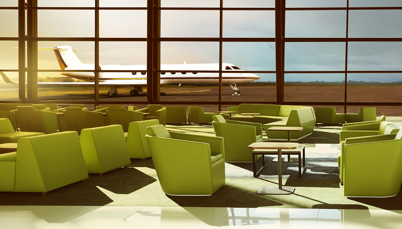 Airport lounge sofa used art leather 