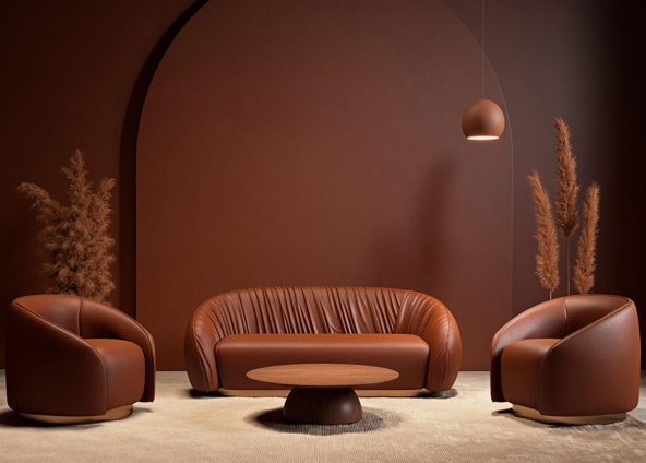 art leather used for a sofa 