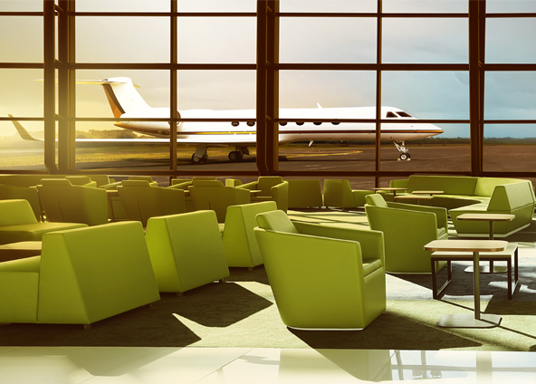 art leather used For Airport lounge